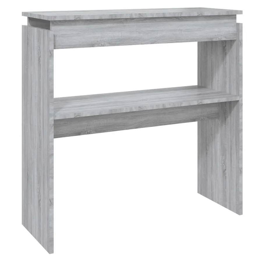 Table console Sonoma gris 80x30x80 cm Bois d'ingénierie - 2