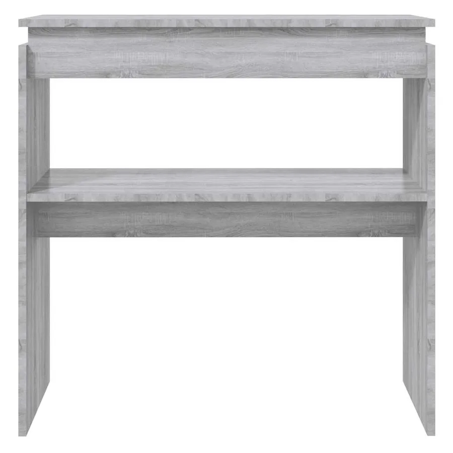 Table console Sonoma gris 80x30x80 cm Bois d'ingénierie - 3