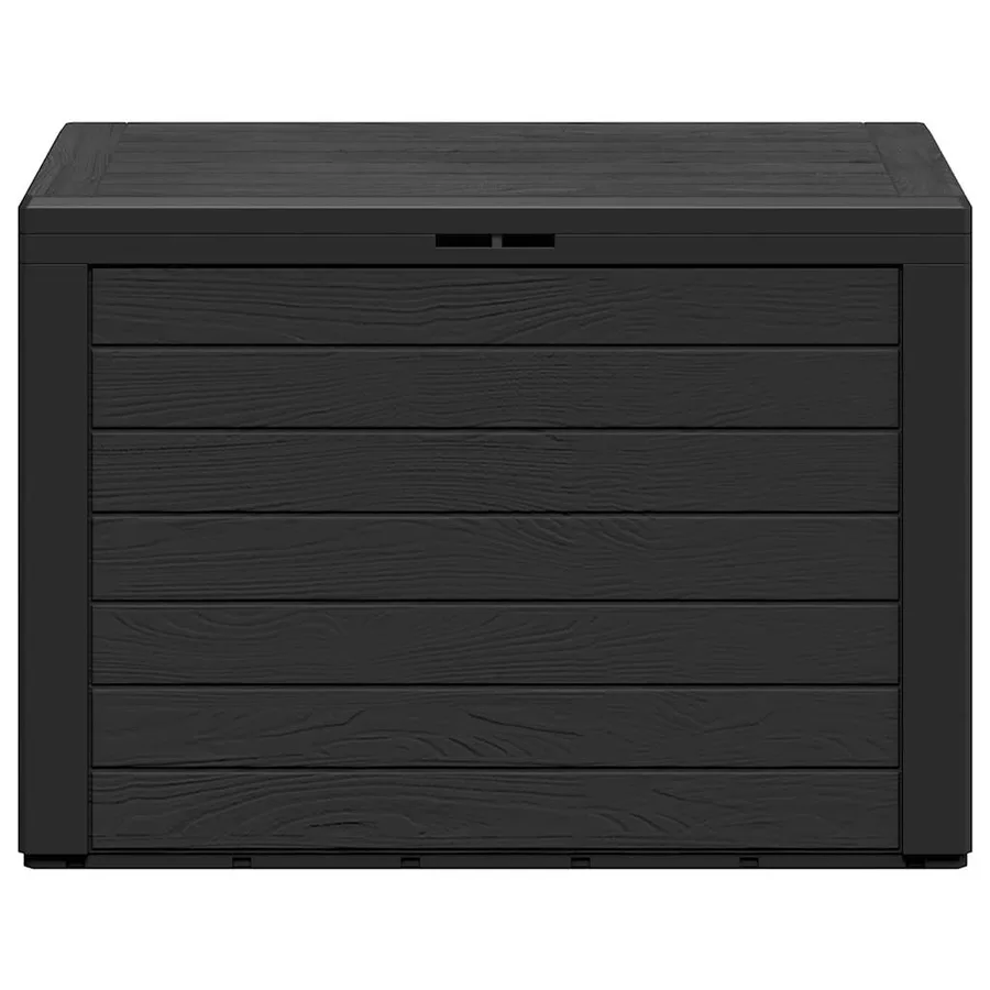 Boîte de rangement de jardin Anthracite 78x44x55 cm - 4