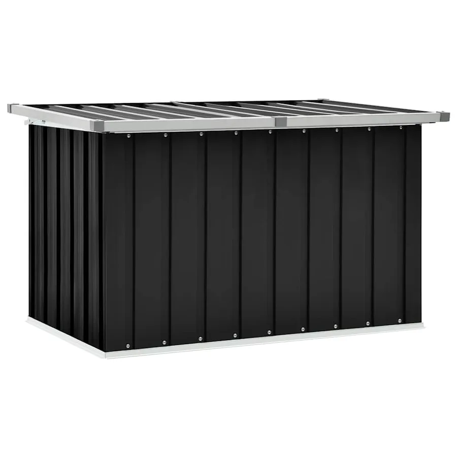 Boîte de rangement de jardin Anthracite 109x67x65 cm - 2