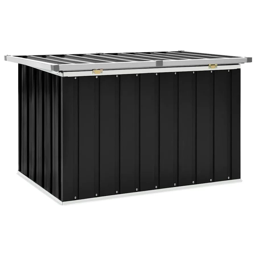 Boîte de rangement de jardin Anthracite 109x67x65 cm - 7