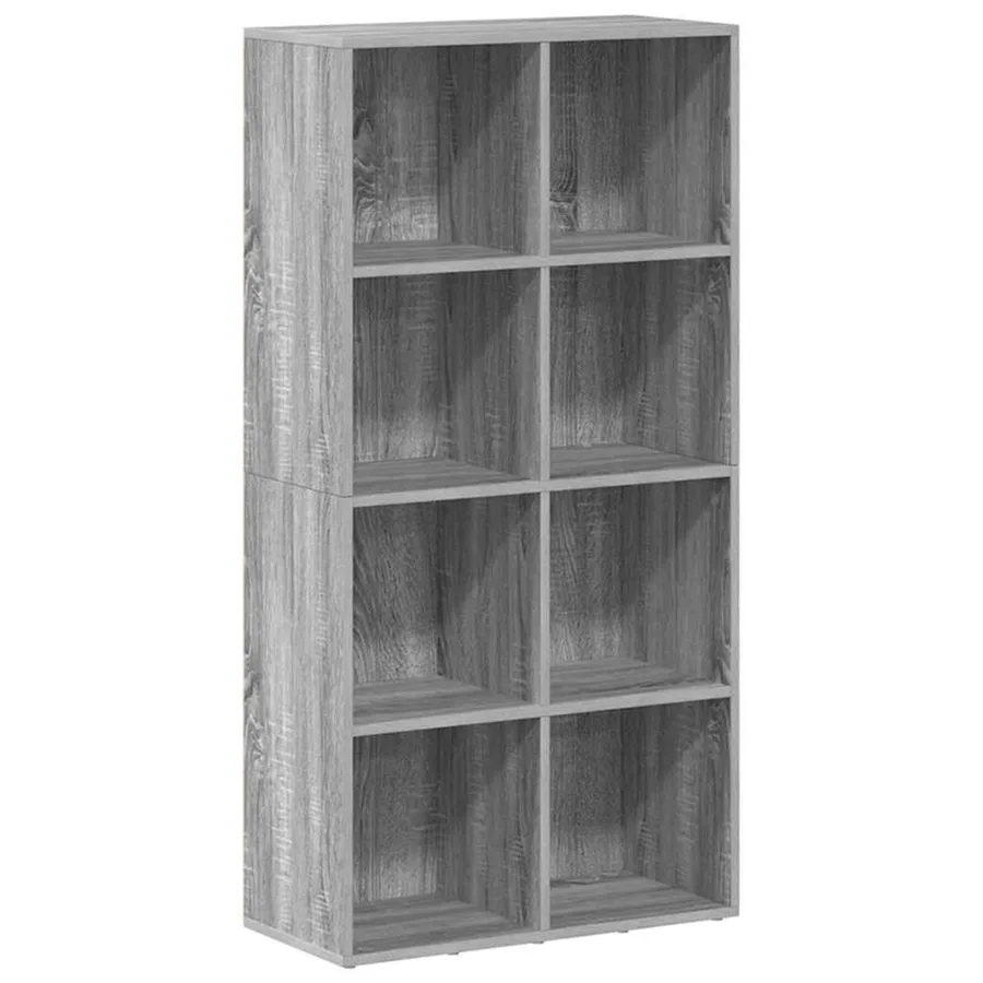 Bibliothèque/Buffet Sonoma gris 66x30x130 cm Bois d'ingénierie - 2