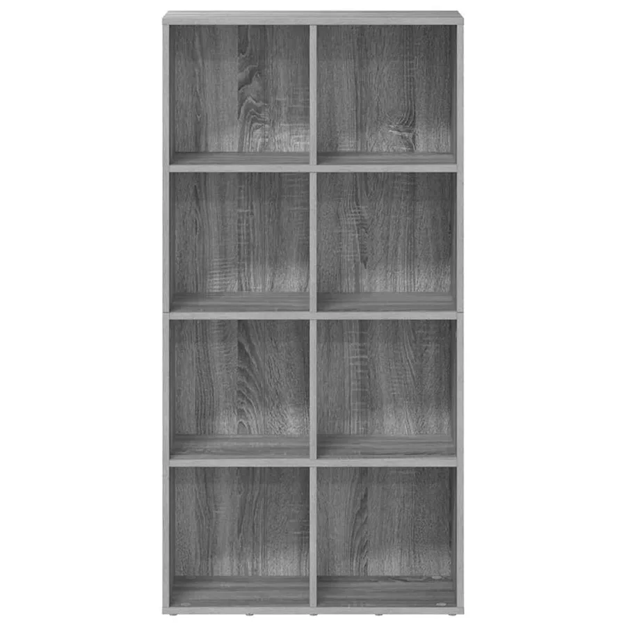 Bibliothèque/Buffet Sonoma gris 66x30x130 cm Bois d'ingénierie - 5