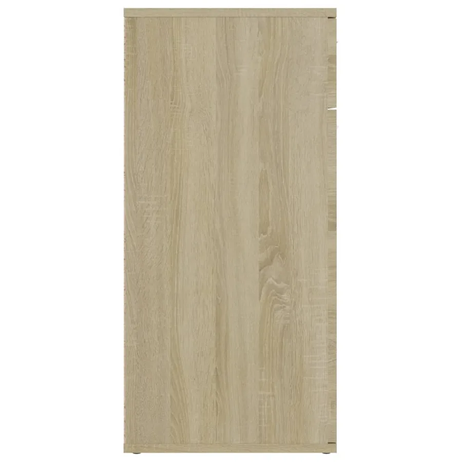 Buffet chêne sonoma 80x36x75 cm bois d'ingénierie - 7