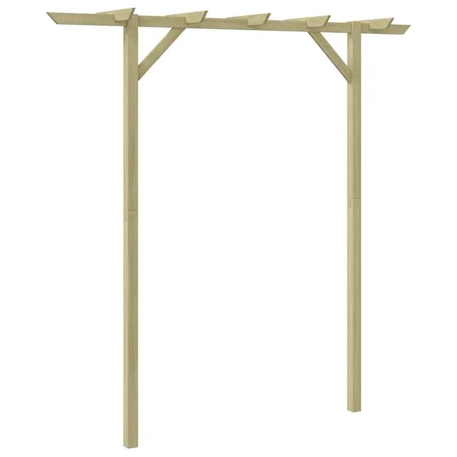 Pergola de jardin 205 x 40 x 203 cm Bois - 2