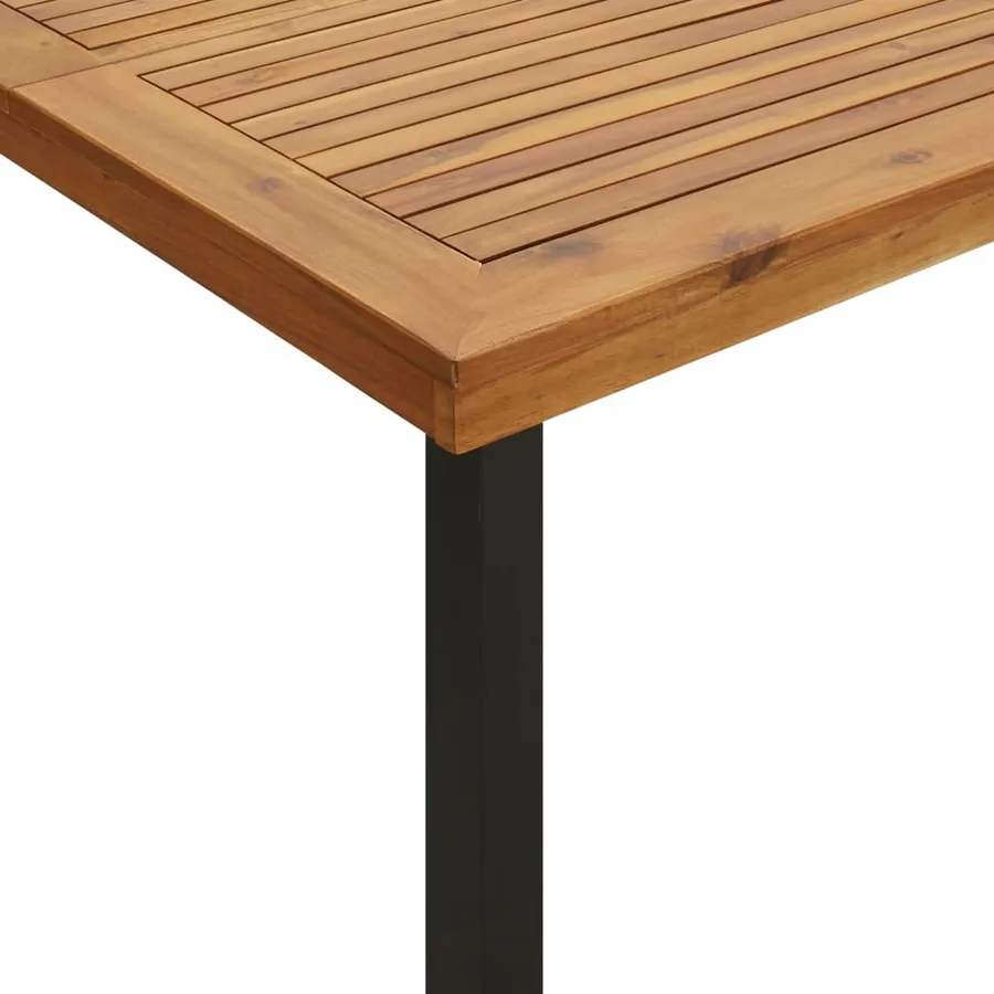 Table de jardin 200x100x75 cm bois d'acacia solide - 6