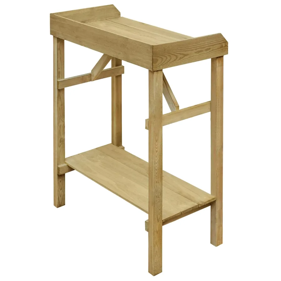 Table de jardinière Bois de pin imprégné 75x40x90 cm - 4