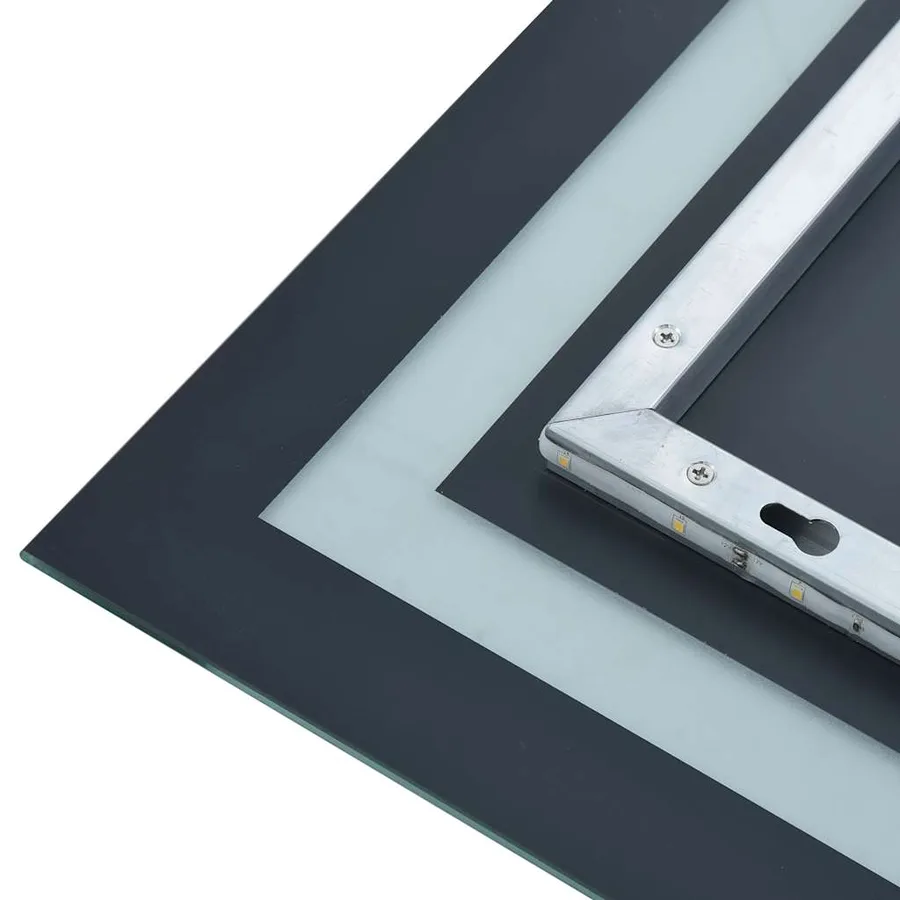Miroir à LED pour salle de bains et capteur tactile 60x80 cm - 7