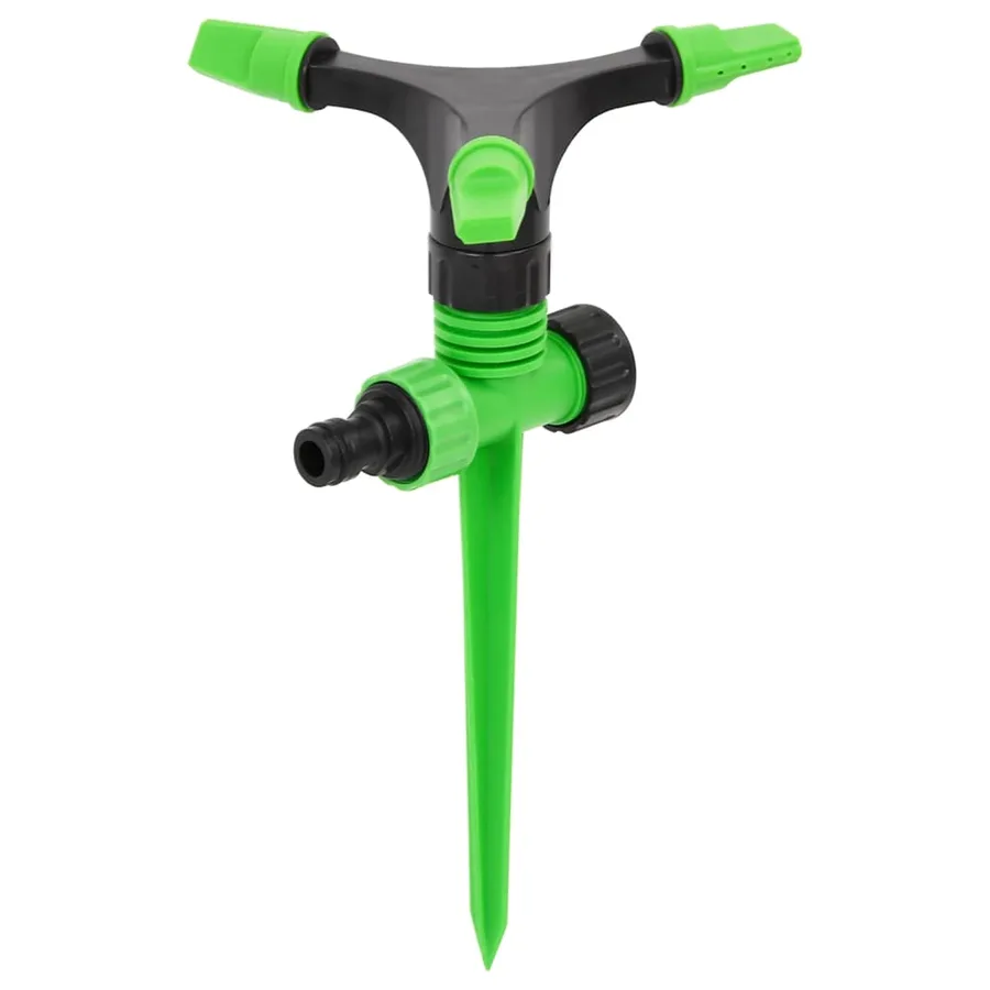 Arroseurs rotatifs 4 pcs vert et noir 16x13,5x25,5 cm ABS et PP - 2