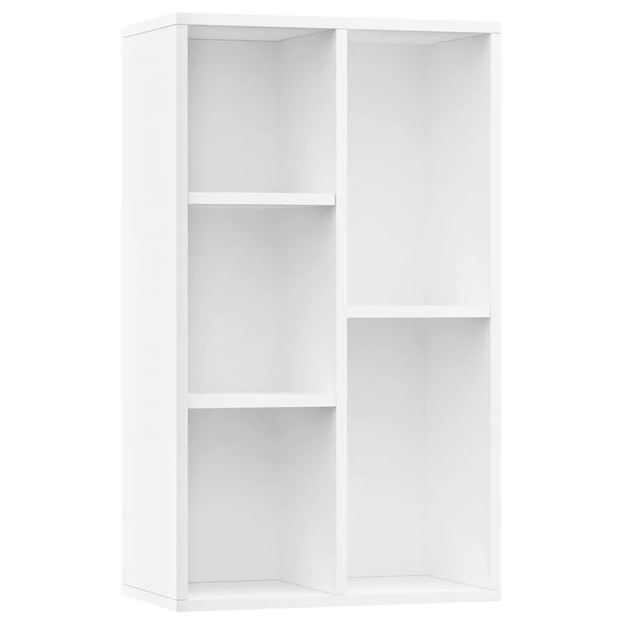 Bibliothèque/Buffet Blanc 50x25x80 cm Bois d’ingénierie - 2