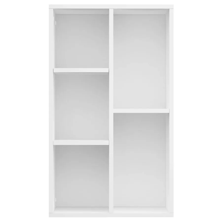 Bibliothèque/Buffet Blanc 50x25x80 cm Bois d’ingénierie - 7