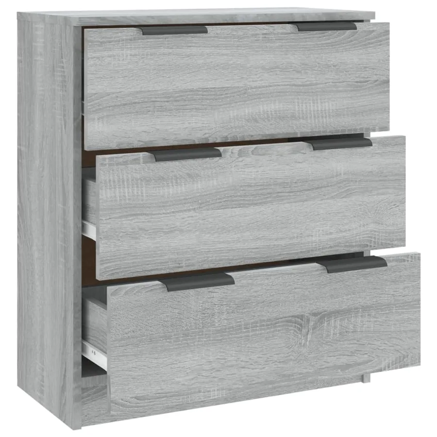 Buffet Sonoma gris 60x30x70 cm Bois d'ingénierie - 7