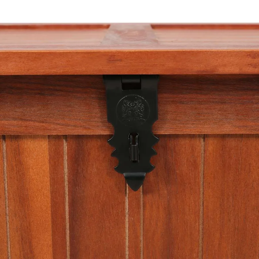 Coffre de rangement 90x45x40 cm Bois d'acacia solide - 9