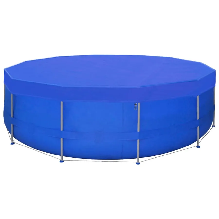 Couvertures de piscine 2 pcs PE Ronde 540 cm 90 g/m² - 2