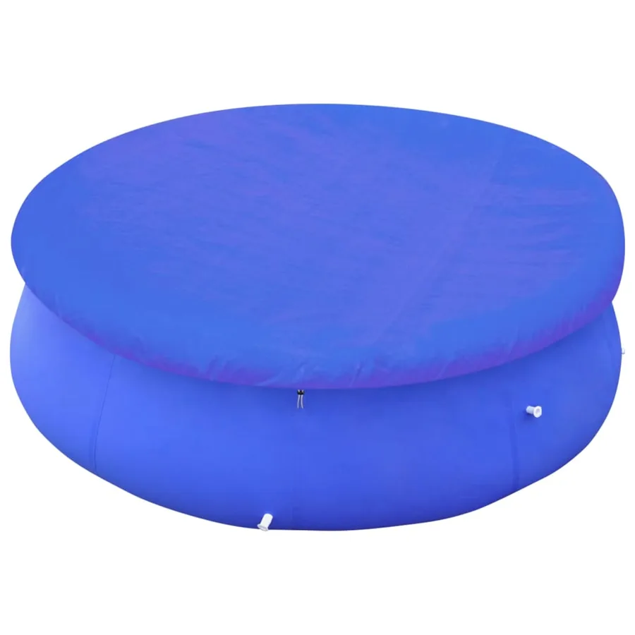 Couvertures de piscine 2 pcs PE Ronde 540 cm 90 g/m² - 3