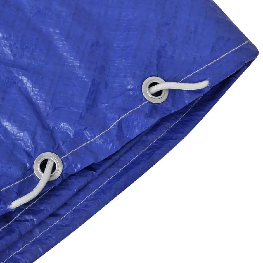 Couvertures de piscine 2 pcs PE Ronde 540 cm 90 g/m² - 6