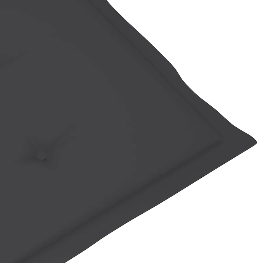 Chaises inclinables de jardin et coussins lot de 8 Teck solide - 9
