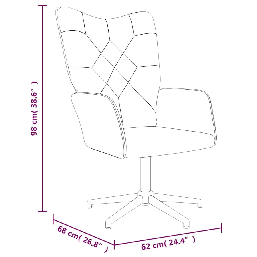 Chaise de relaxation avec tabouret Patchwork Tissu - 9