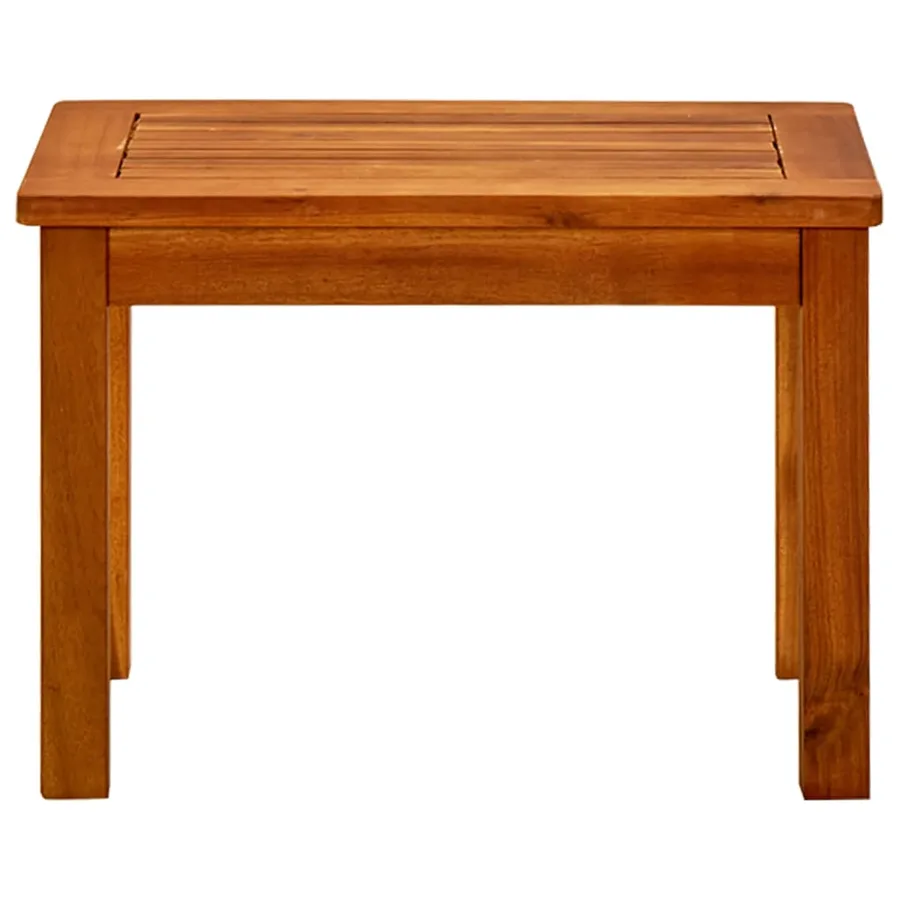 Table basse de jardin 50x35x36 cm Bois solide d'acacia - 2