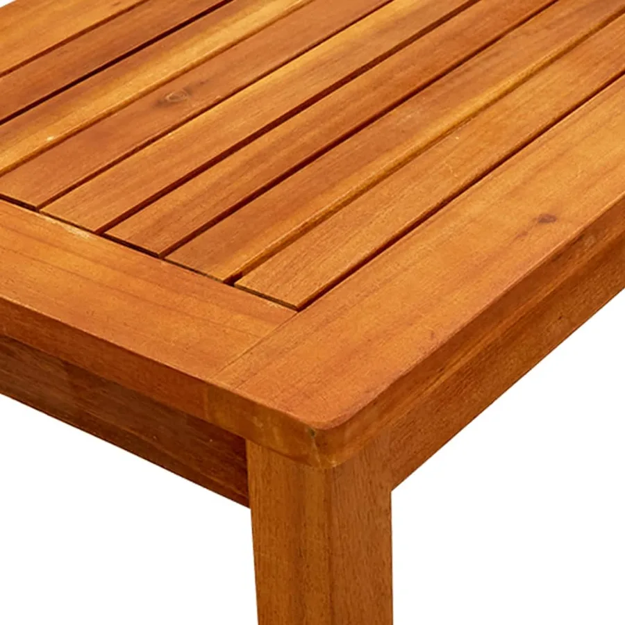 Table basse de jardin 50x35x36 cm Bois solide d'acacia - 5