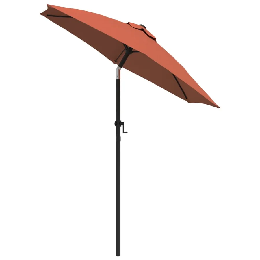 Parasol Terre cuite 200x224 cm Aluminium - 3