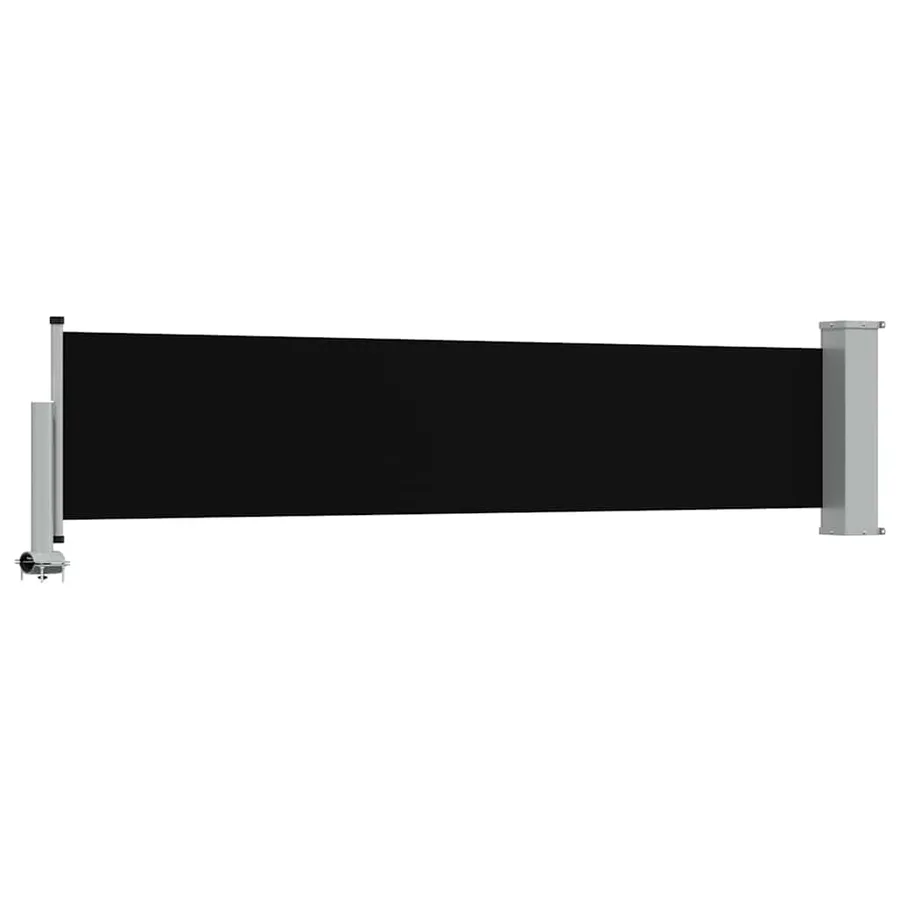 Auvent latéral rétractable de patio 60x300 cm Noir - 7