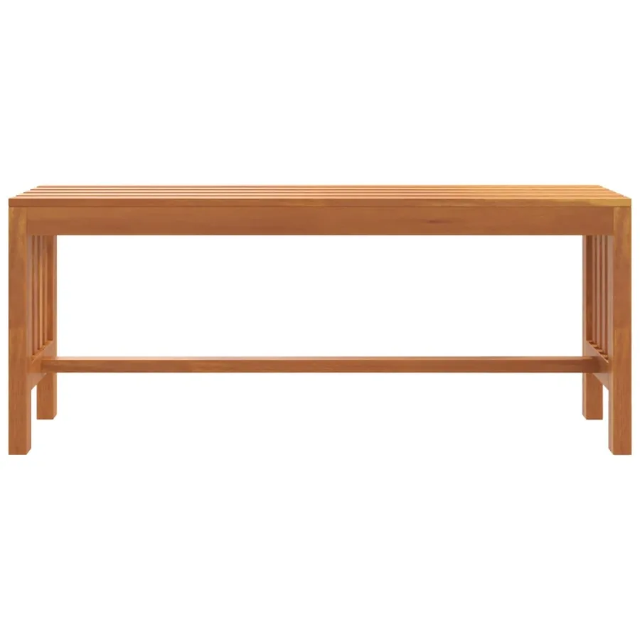 Banc de jardin 110 cm bois massif d'eucalyptus - 3