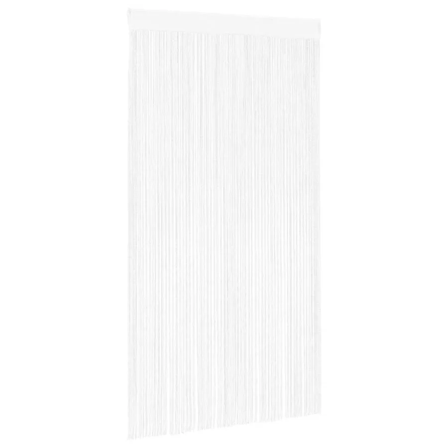 Rideau en fils 2 pcs 100 x 250 cm Blanc - 3