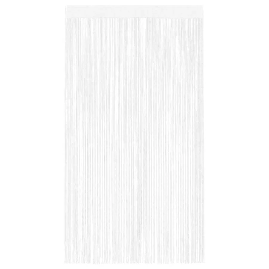 Rideau en fils 2 pcs 100 x 250 cm Blanc - 4