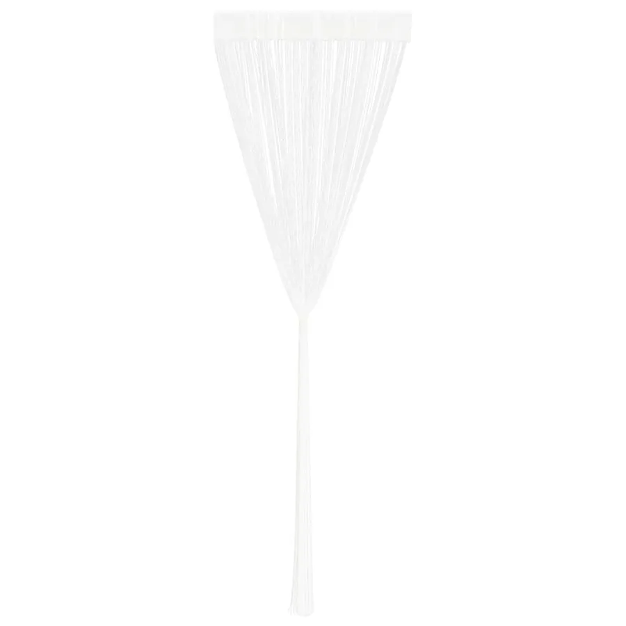 Rideau en fils 2 pcs 100 x 250 cm Blanc - 5
