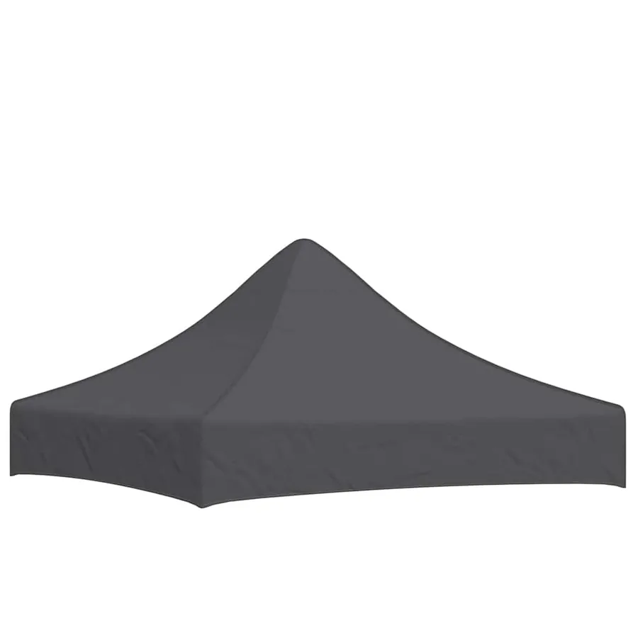 Toit de tente de réception 2x2 m Anthracite 270 g/m²