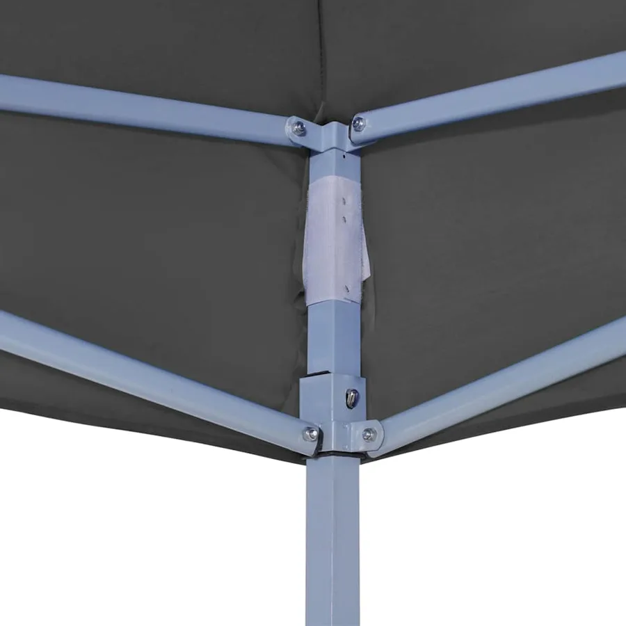 Toit de tente de réception 2x2 m Anthracite 270 g/m² - 4