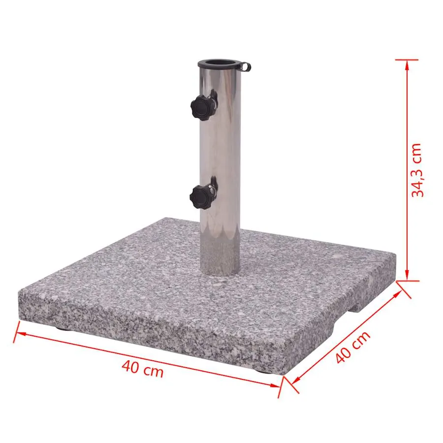 Socle de parasol en granite 20 kg - 7