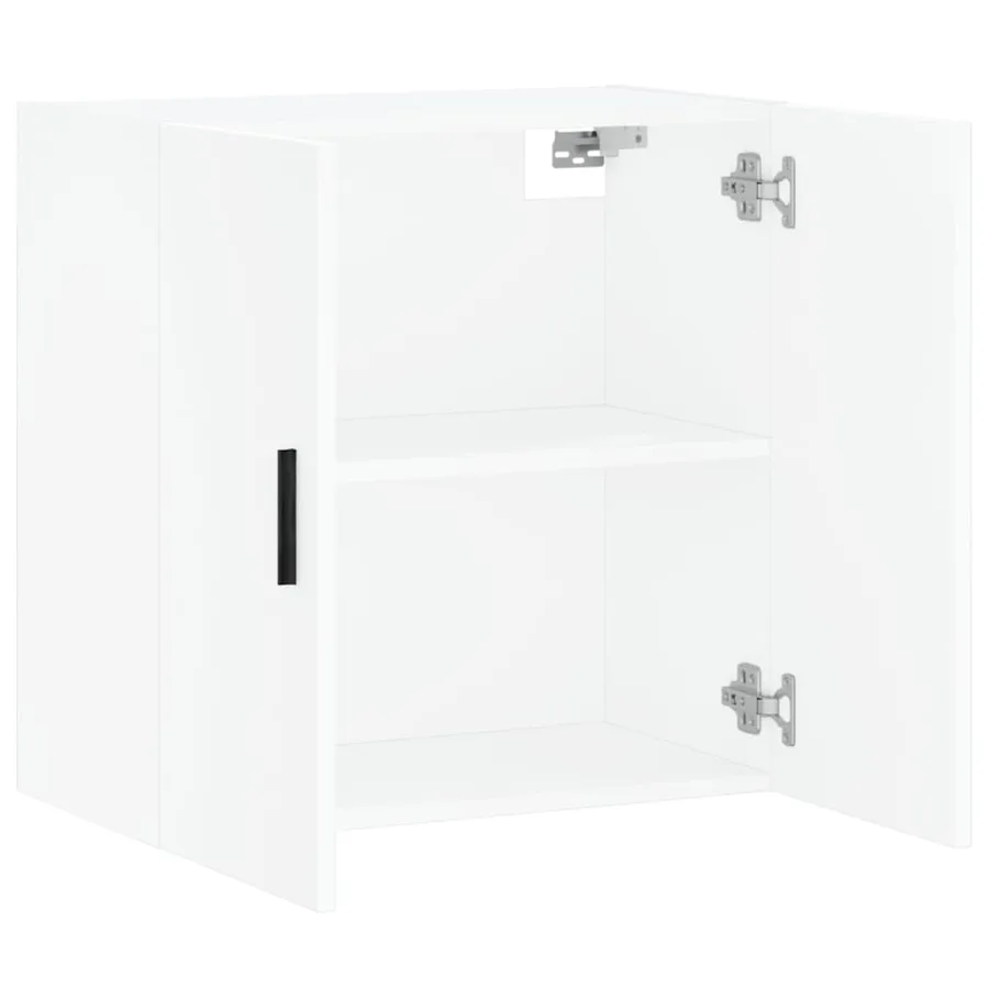 Armoire murale blanc 60x31x60 cm bois d'ingénierie - 6