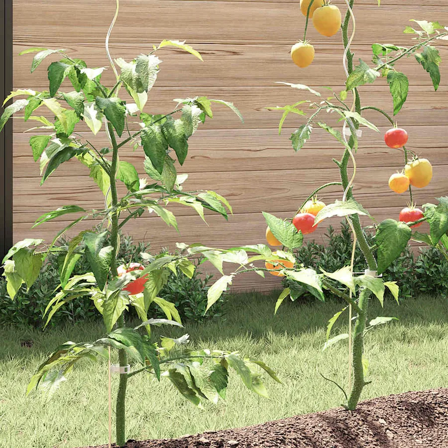 Supports de plantes en spirale 20 pcs Acier galvanisé 110 cm - 5