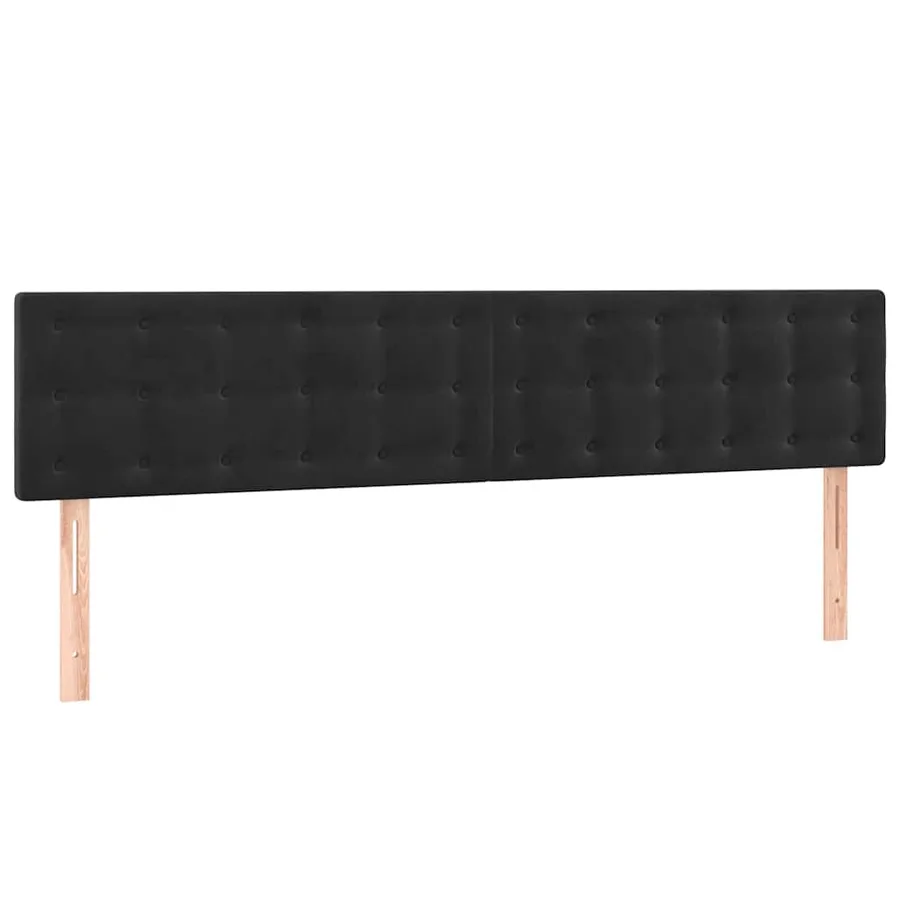 Sommier à lattes de lit avec matelas et LED Noir 180x200 cm - 7