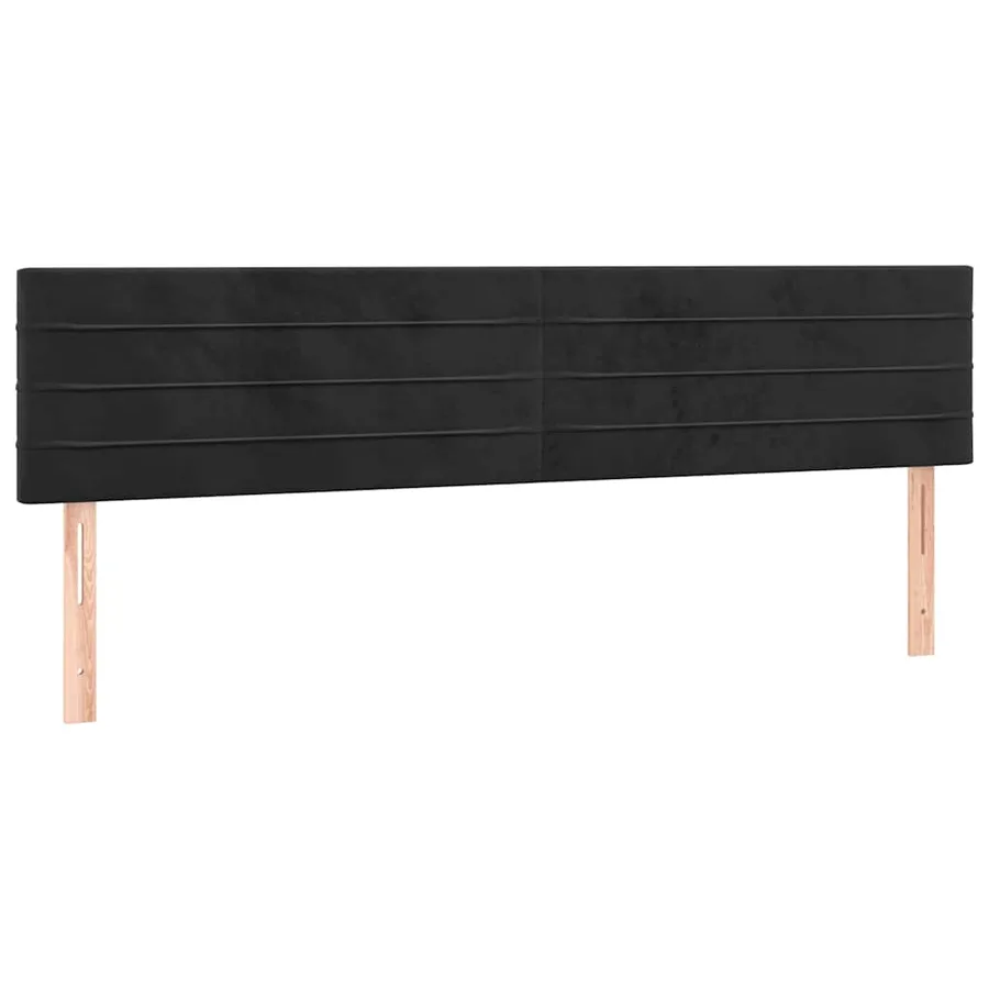 Sommier à lattes de lit avec matelas et LED Noir 180x200 cm - 7