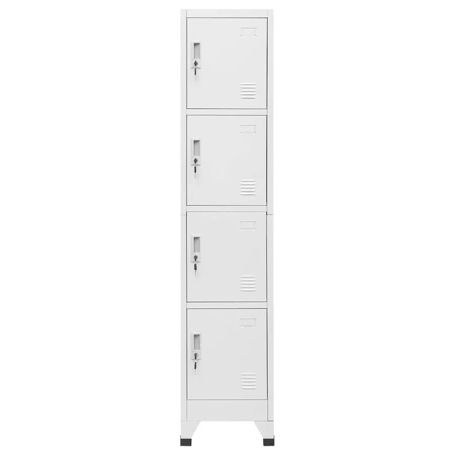 Armoire à casier avec 4 compartiments 38x45x180 cm - 3