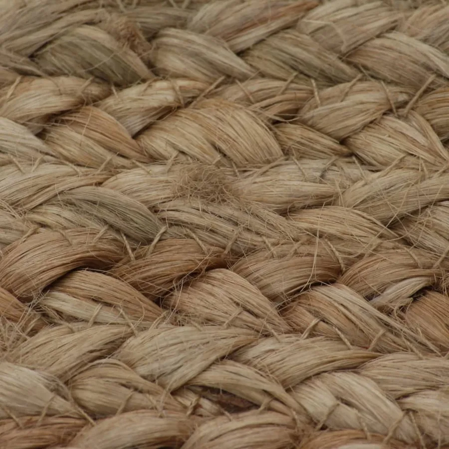 Tapis Jute tressé 120 cm rond - 5