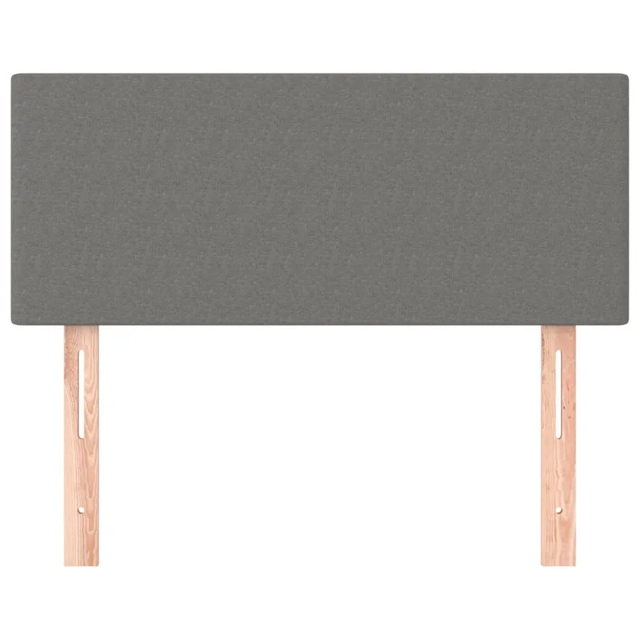 Tête de lit Gris foncé 80x5x78/88 cm Tissu - 3