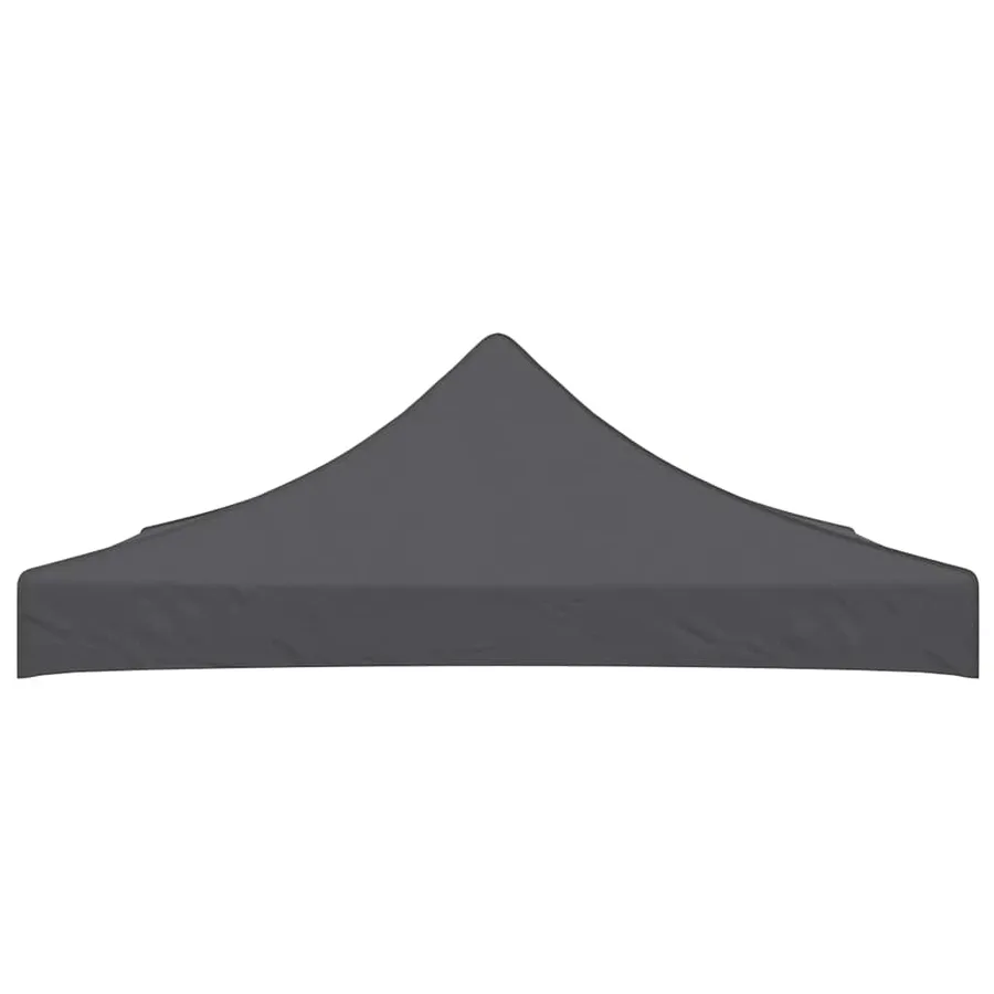 Toit de tente de réception 3 x 3 m Anthracite - 2