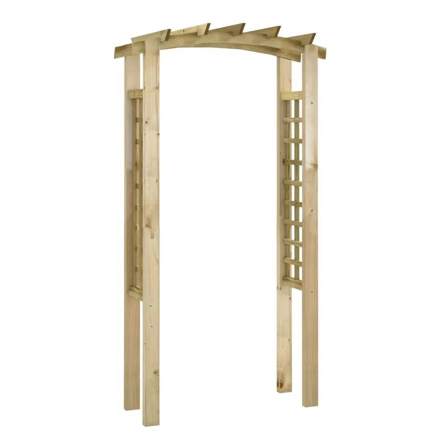 Arche en treillis 110x60x210 cm Bois de pin massif imprégné - 2