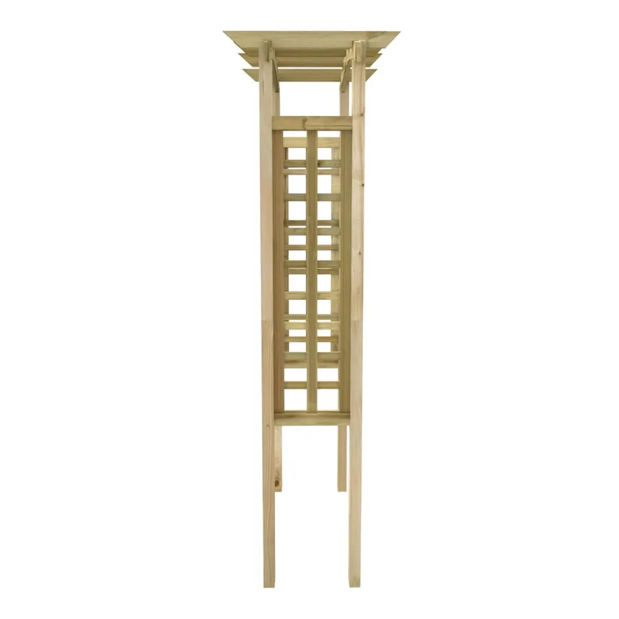 Arche en treillis 110x60x210 cm Bois de pin massif imprégné - 4