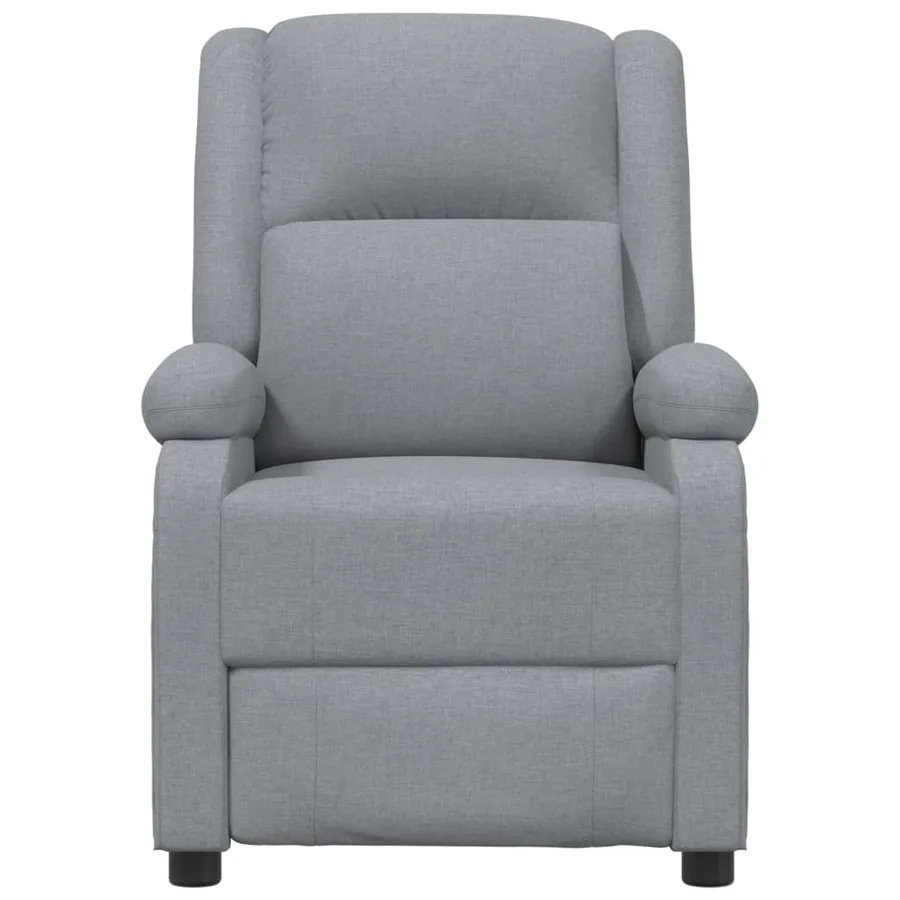 Fauteuil électrique de massage Gris clair Tissu - 4