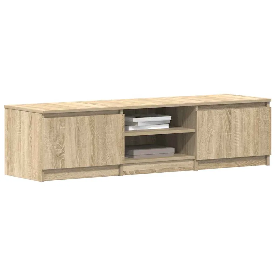 Meuble TV Chêne sonoma 140x40x35,5 cm Bois d'ingénierie - 4