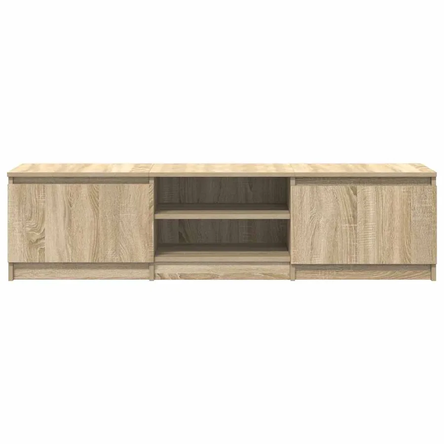 Meuble TV Chêne sonoma 140x40x35,5 cm Bois d'ingénierie - 6