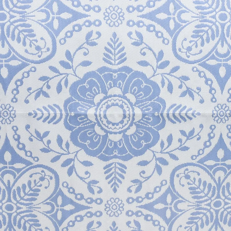 Tapis d'extérieur ARAKIL Bleu azuré 190x290 cm PP - 5