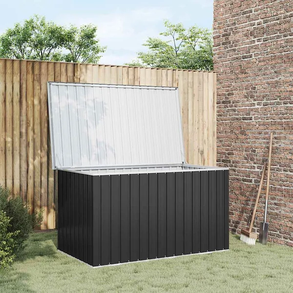 Boîte de rangement de jardin Anthracite 171x99x93 cm