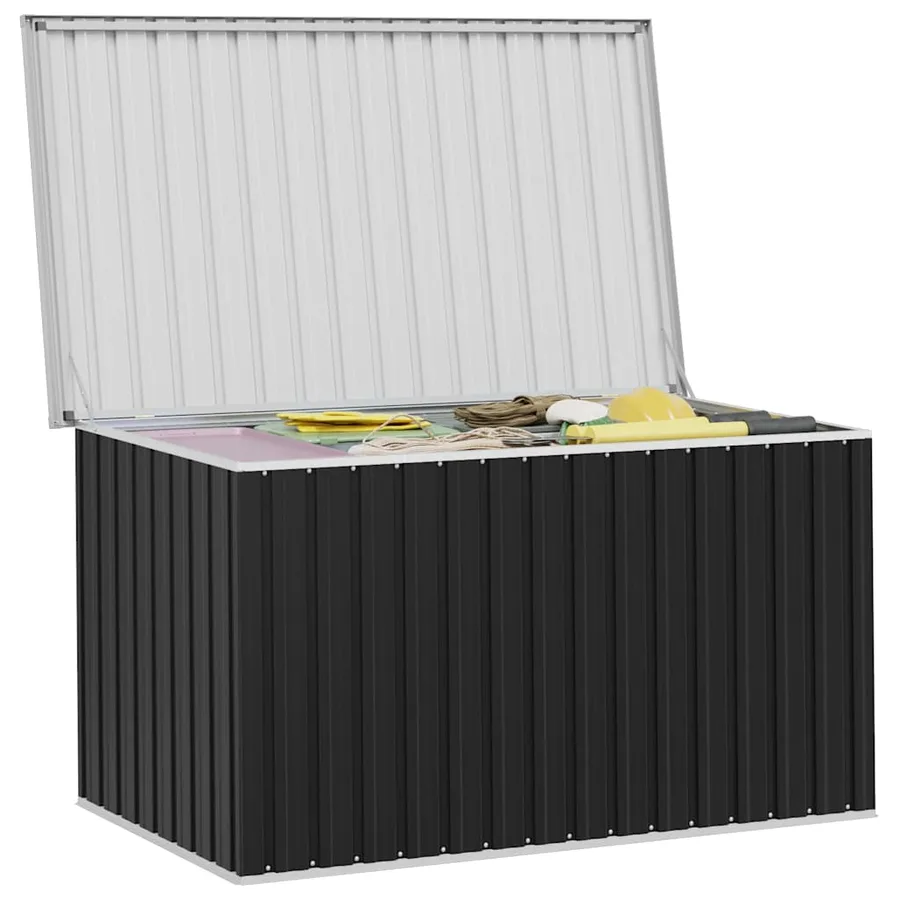 Boîte de rangement de jardin Anthracite 171x99x93 cm - 10
