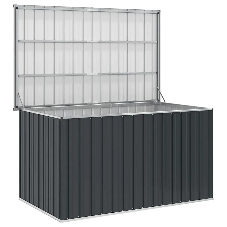 Boîte de rangement de jardin Anthracite 171x99x93 cm - 4